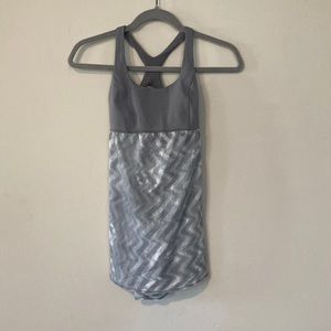 NWT Lululemon athletica Venus tank gray size 4